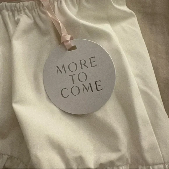 Revolve (More to come) White Strapless Mini Dress with Front Twist - Picture 5 of 6